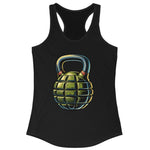 Women's Halos And Hand Grenades Kettlebell Classic Racerback Tank Top