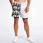 Black White Phantom Ghost Shorts