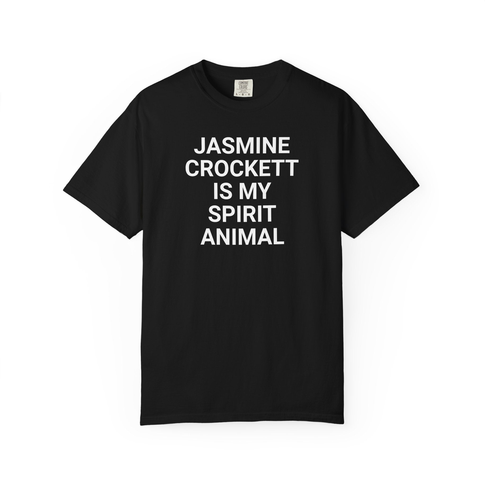 Unisex Jasmine Crockett Is My Spirit Animal Garment-Dyed T-Shirt