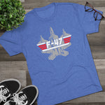 Unisex Tri-Blend F-47 Multi-Gun Finger Salute Crew T-Shirt