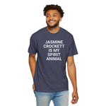 Unisex Jasmine Crockett Is My Spirit Animal Garment-Dyed T-Shirt