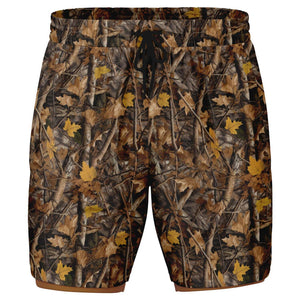 Autumn Mountains Camo Shorts