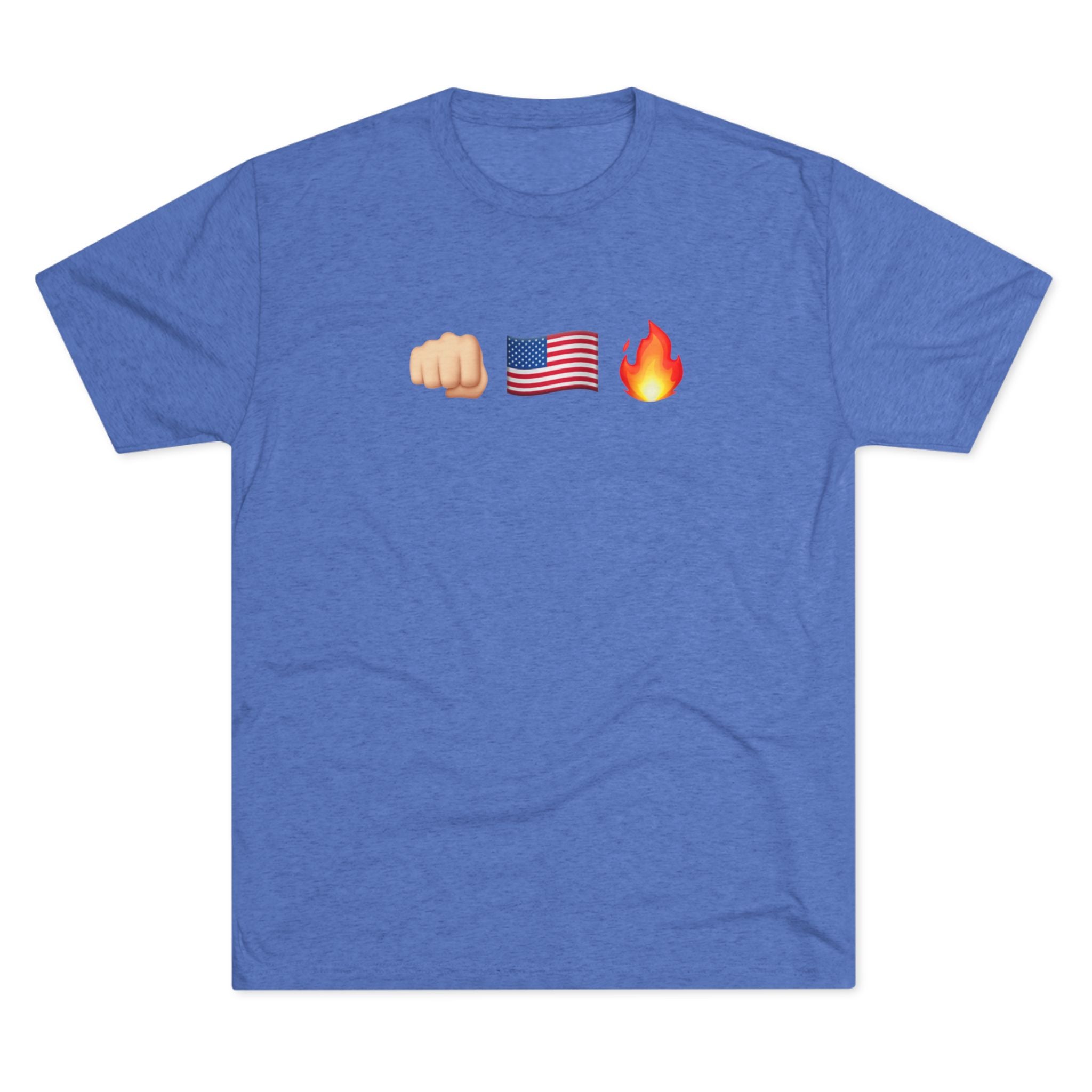 Unisex America F*ck Yeah Got Signal Houthi Tri-Blend Crew T-Shirt