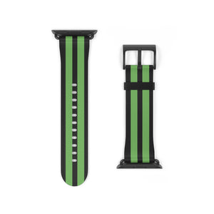 Black Green NATO Stripe Wristband