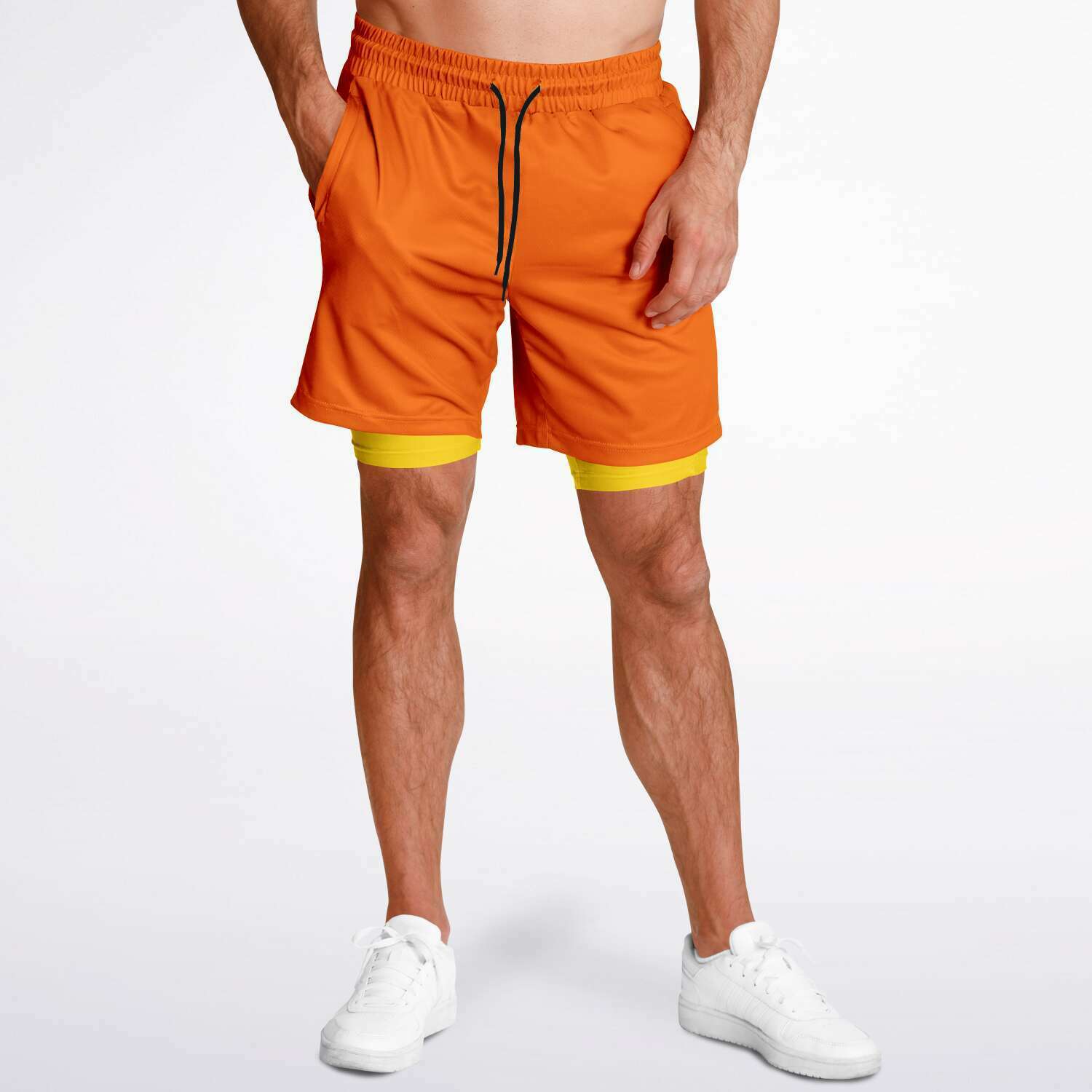Orange Yellow Shorts