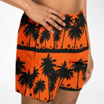 Orange Black Palms Trunks