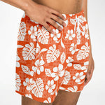 Orange Hawaii Trunks