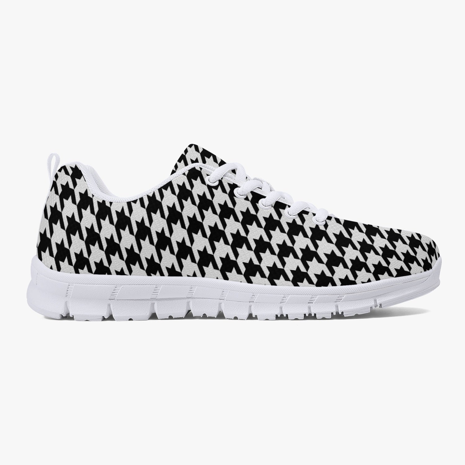 Houndstooth Plaid Sneakers