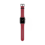 School Spirit Varsity Sports Game Day Football Cardinal Red Apple Watch Wrist Band