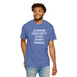 Unisex Jasmine Crockett Is My Spirit Animal Garment-Dyed T-Shirt