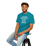 Unisex Jasmine Crockett Is My Spirit Animal Garment-Dyed T-Shirt