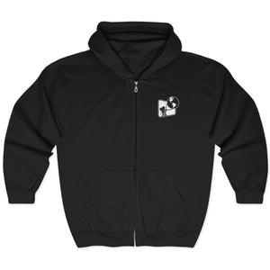 NS White Sky Zip Hoodie
