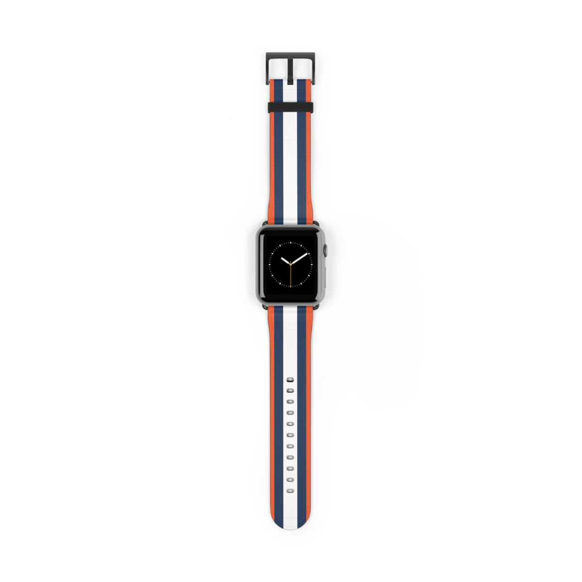 Game Day Football Orange Blue White Apple Watch Wrist Band | Iron ...
