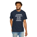 Unisex Jasmine Crockett Is My Spirit Animal Garment-Dyed T-Shirt