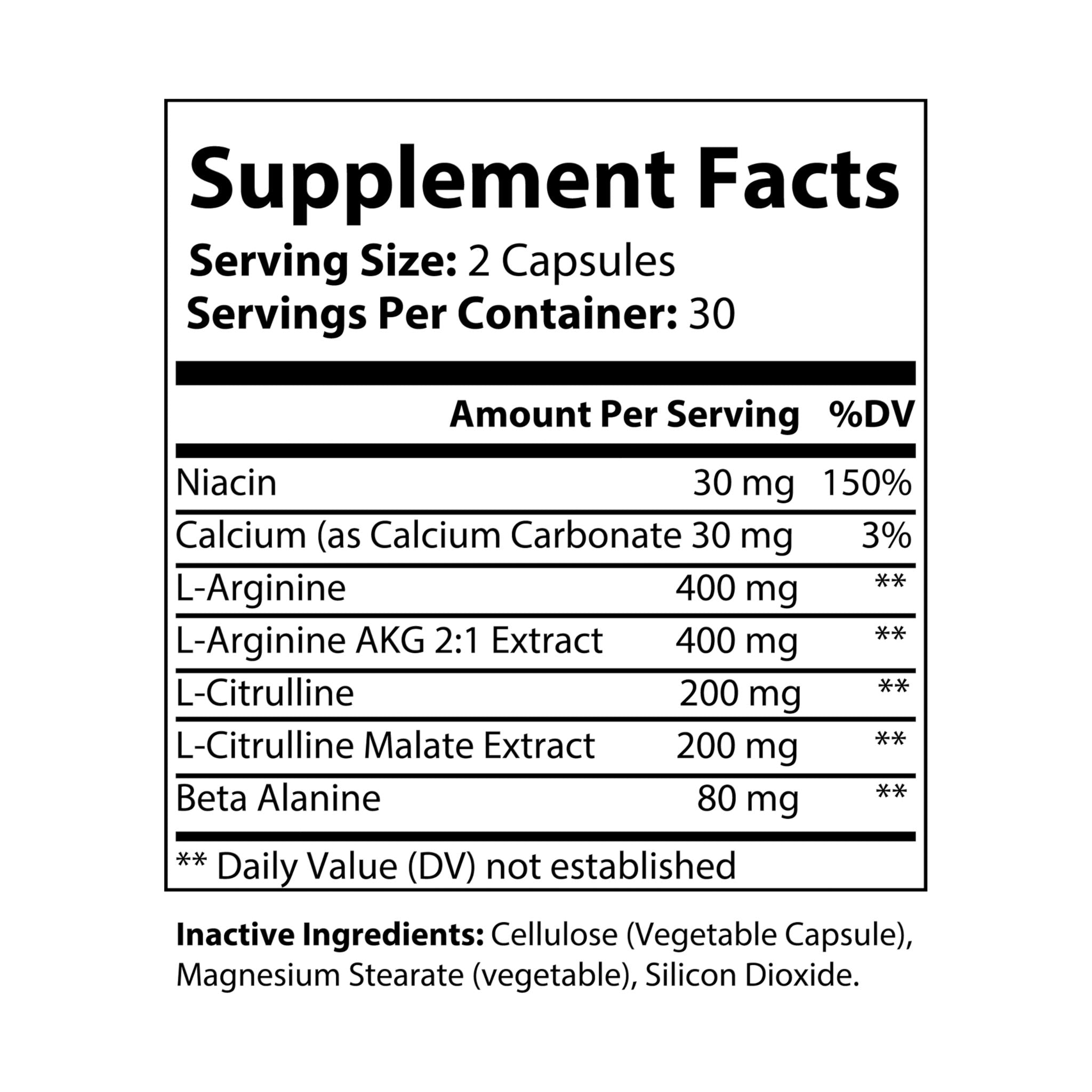 L-Arginine (60 Count)