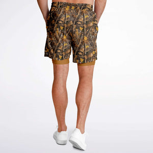 Autumn Mountains Camo Shorts