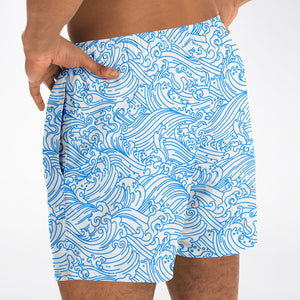 Blue Wave Art Trunks