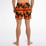 Orange Black Palms Trunks