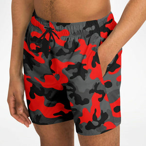 Black & Red Camo Trunks