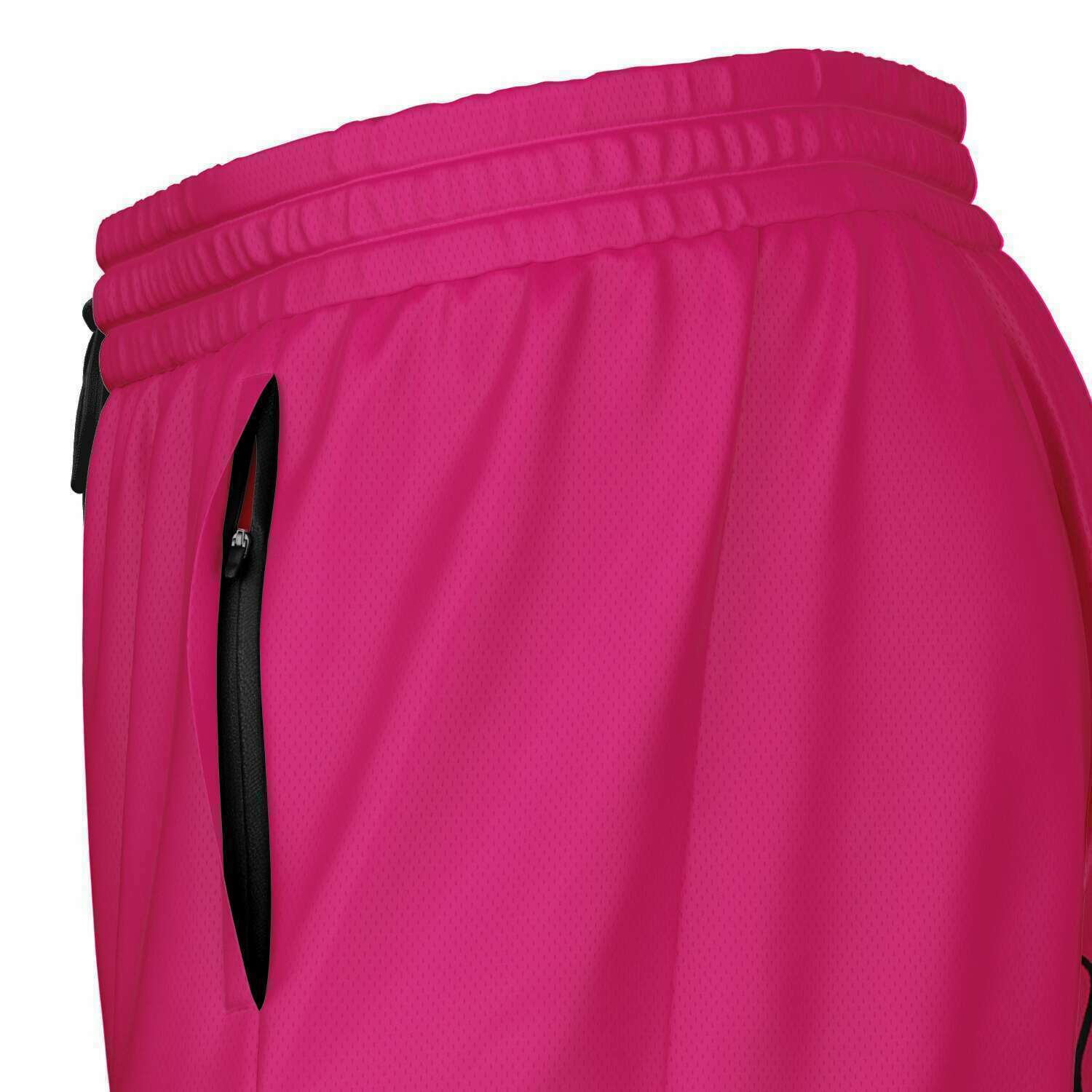 Pink Black Pinstripe Shorts