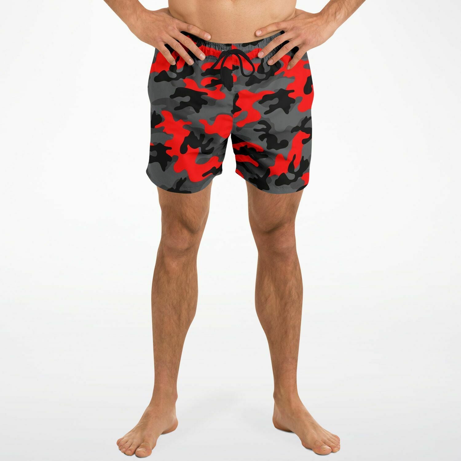 Black & Red Camo Trunks