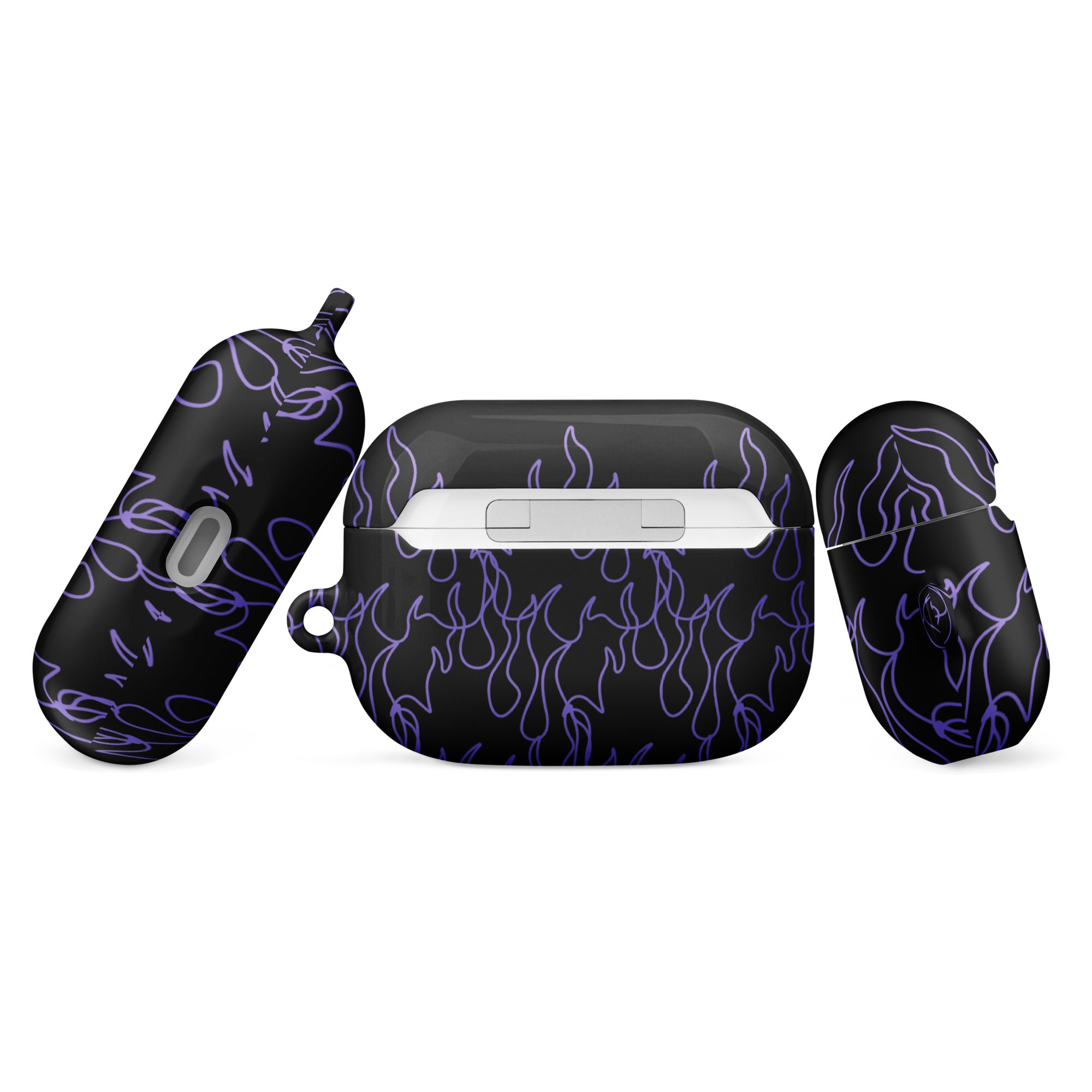 Purple Pinstripe AirPods® Case