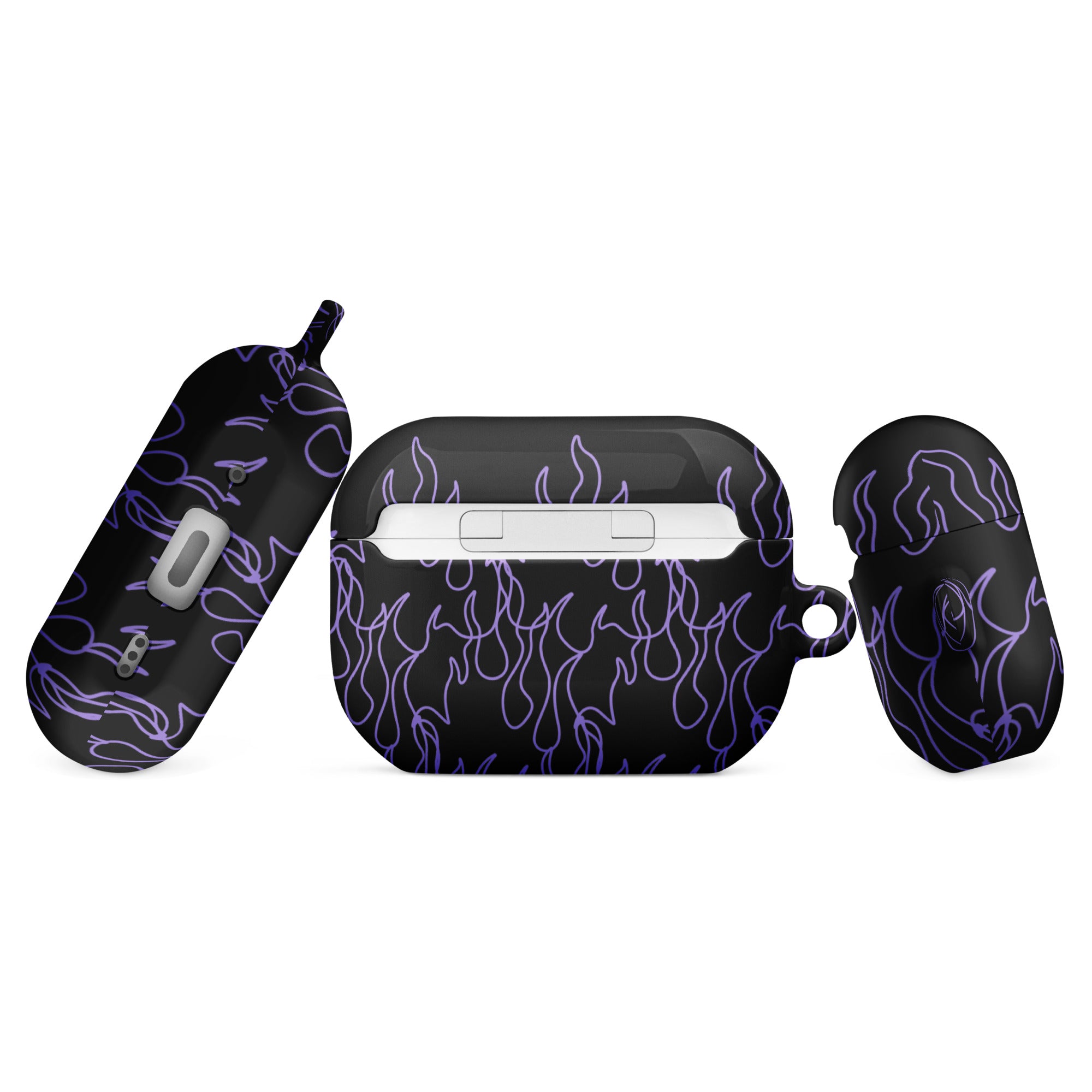 Purple Pinstripe AirPods® Case