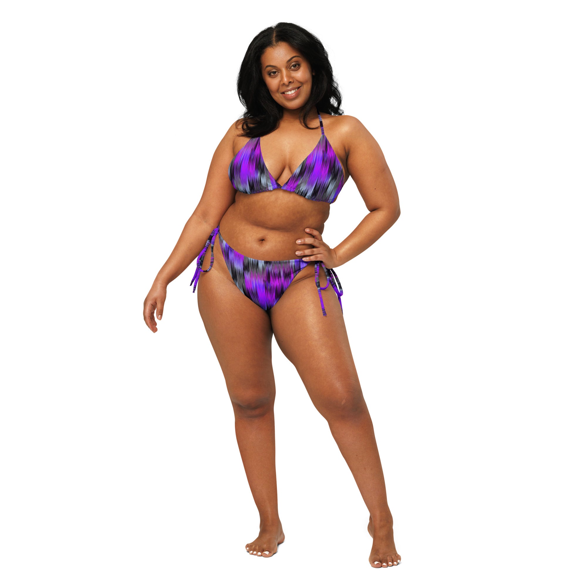 Purple Sine Wave Bikini