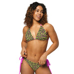 Green Pink Leopard Bikini