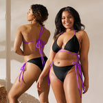 Black Purple Bikini