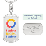SHS Luxury Graphic Dog Tag Necklace