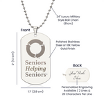 SHS Engraved Dog Tag Necklace