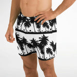 White Black Palms Trunks