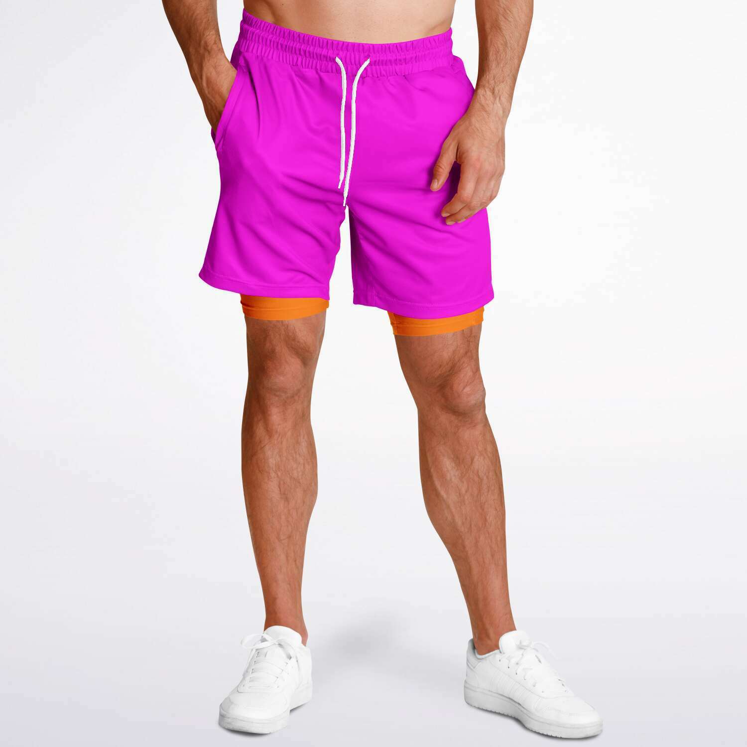 Pink Orange Shorts