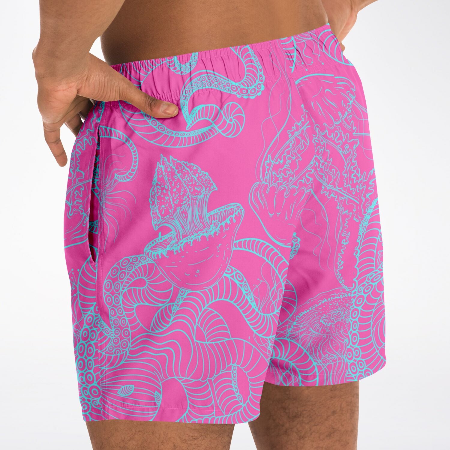 Pink Sea Creatures Trunks