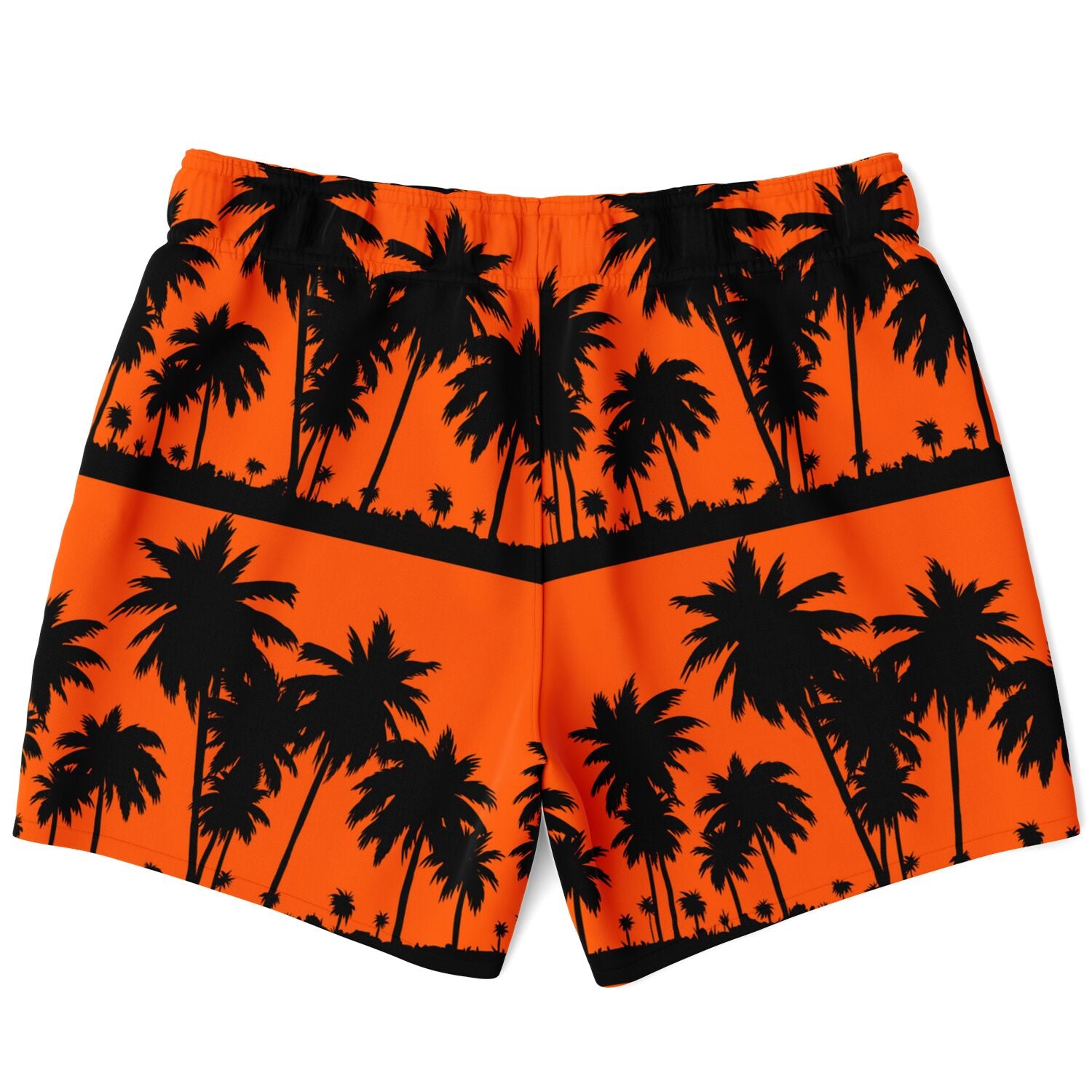 Orange Black Palms Trunks