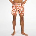 Orange Hawaii Trunks