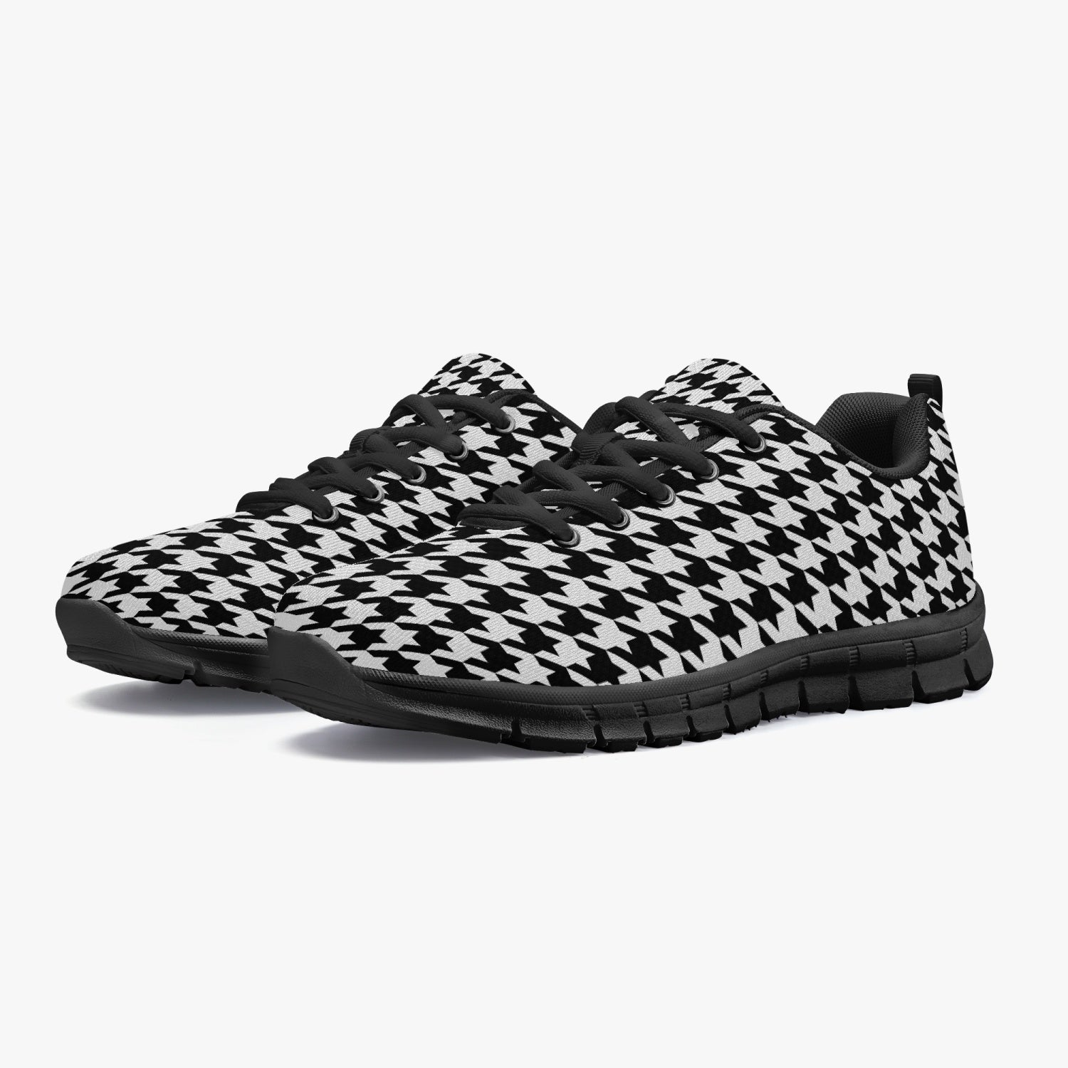 Houndstooth Plaid Sneakers