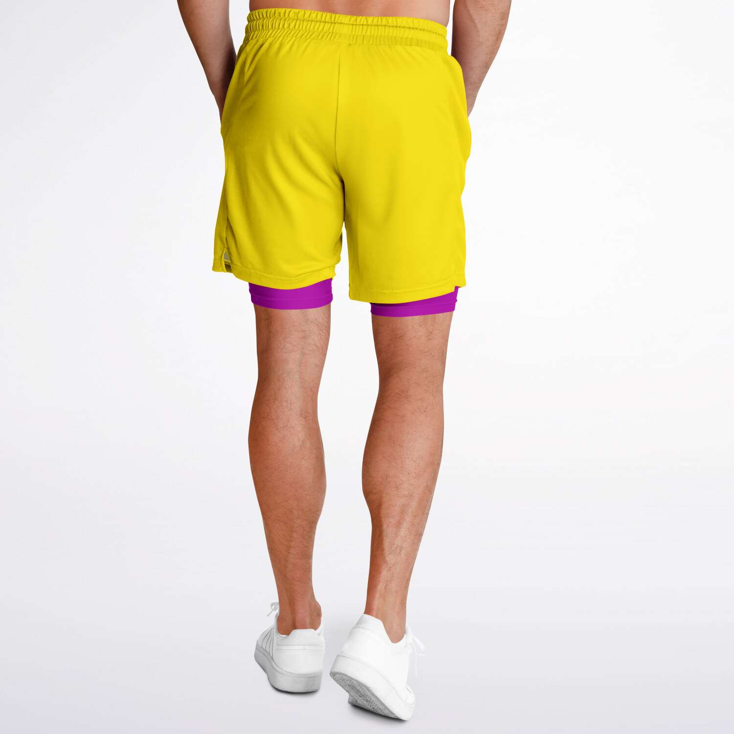 Yellow Magenta Shorts