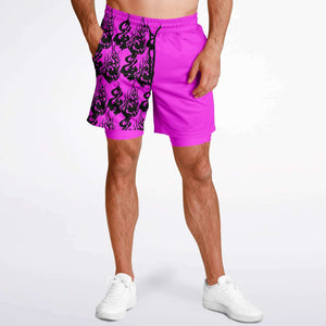 Black Pink Phantom Ghost Shorts