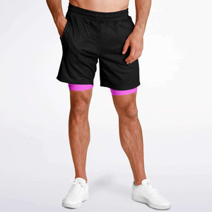 Black Pink Shorts