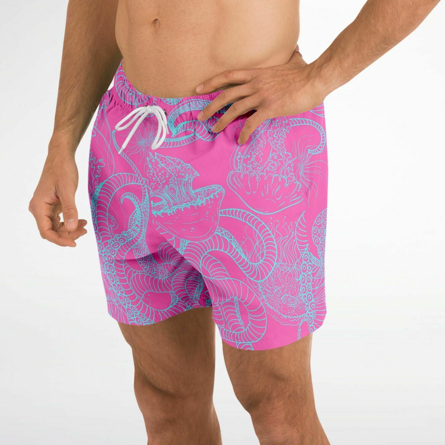 Pink Sea Creatures Trunks