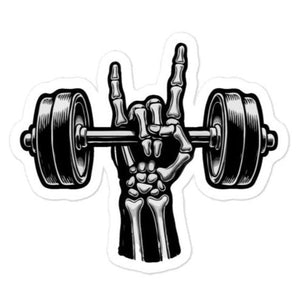 I Heart Heavy Metal Sticker