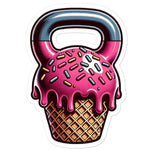 Ice Cream Kettlebell Sticker