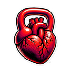 Heart Kettlebelll Sticker