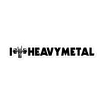 I Heart Heavy Metal Gym Sticker