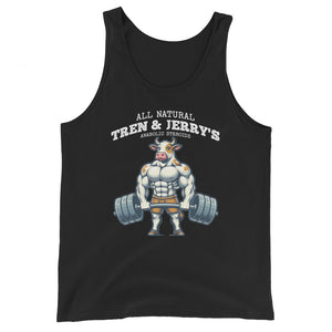 Men's All Natural Tren & Jerry's Beef Gym Sleeveless Tank Top