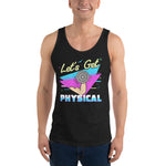 Funny Men's Retro 80s 90s Aerobic Fitness Workout Muscle Shirt
