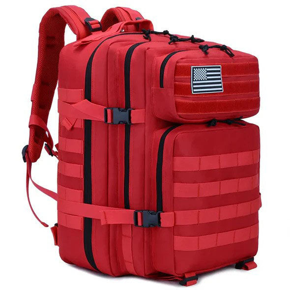 Code Red Rucksack Red 45L Military Tactical Backpack Molle EDC Hiking Rucksack | Iron ...
