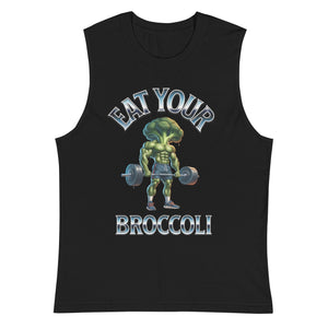 Men's Eat Your Broccoli Sleeveless Muscle Shirt